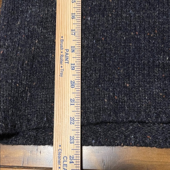 Men's Abercrombie & Fitch Gray Wool Winter Sweater. 100% Wool. Cabincore Size S - Picture 6 of 8